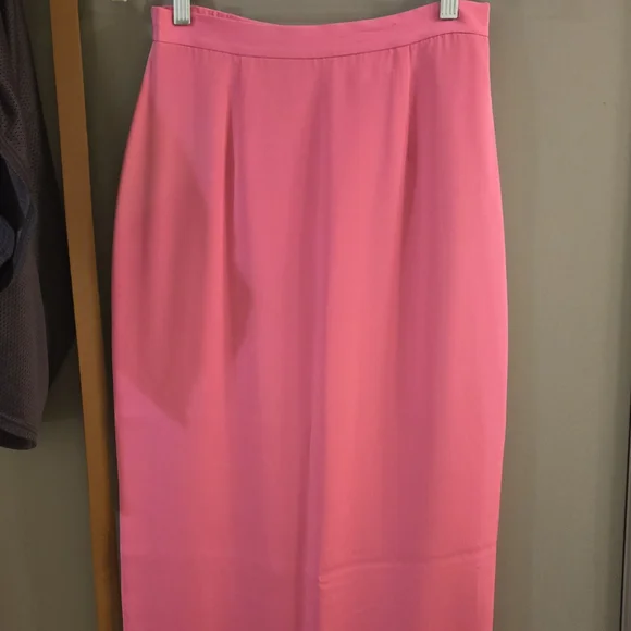 Pink Maxi Pencil Skirt - Picture 7 of 10